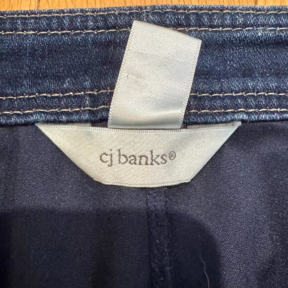 CJ BANKS Denim Button-Front Skirt - Picture 7 of 7